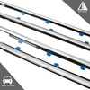 YBDDZH Weatherstrip Window Seal Car Window Moulding Trim,（Silver） Compatible with2012-2015