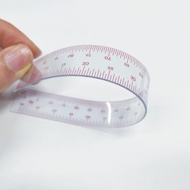 BUNKA (Bunka Gakuen) Transparent Free-Scale Ruler