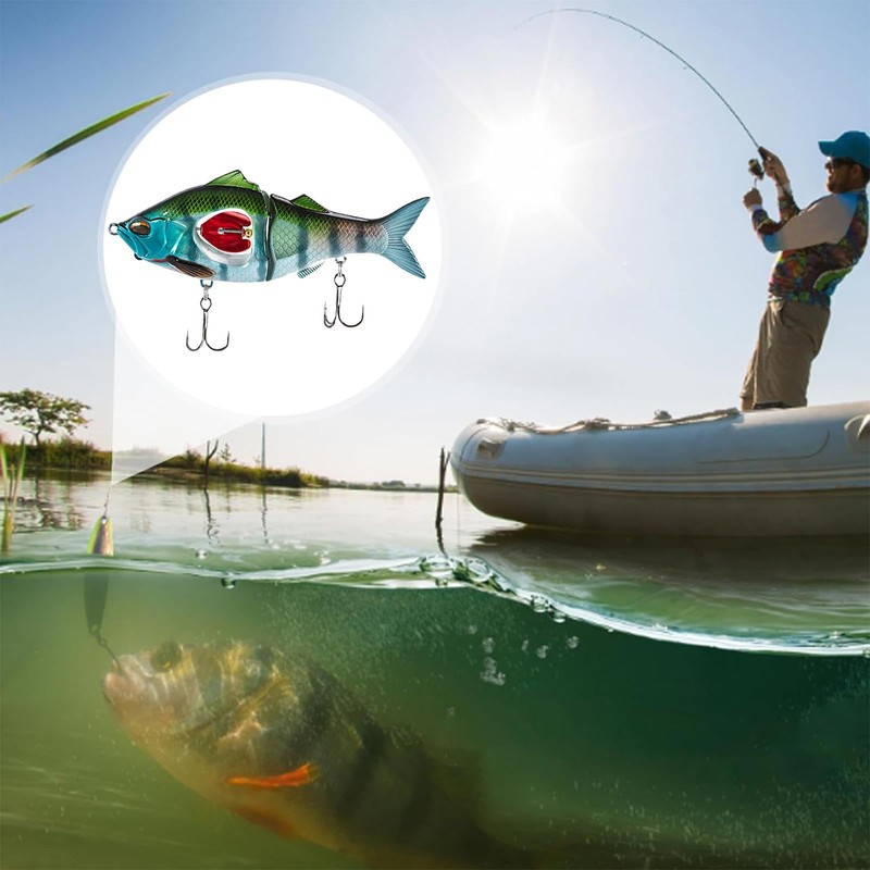 Top Water Bass Fishing Lures | Multi-Jointed Bass and Trout