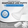 6 Pcs Waterproof Sealant Mastic, 2025 Upgrade White Seal Putty