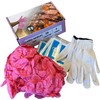 LavaLock Disposable Nitrile BBQ Gloves with Cotton Liners for Outdoor