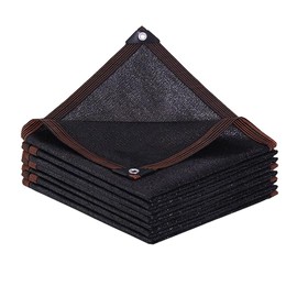 Shade-Cloth 85-90%-for-Garden-Plants-6x3 FT, Black Sun-Block Shade Cover Mesh Tarp with Grommets Sun Shade Canopy for Outdoor Pergola Patio Flower Lawn Kennel Chicken Coop