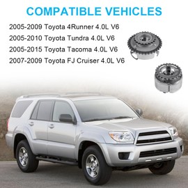 zayody Camshaft Timing Gear Sprockets Compatible with Toyota 4Runner 2005-2009 Tundra Tacoma 2005-2015 FJ Cruiser 2007-2009 4.0L V6 Replacement for 13050-31030 13050-0P010 1305031030 130500P010