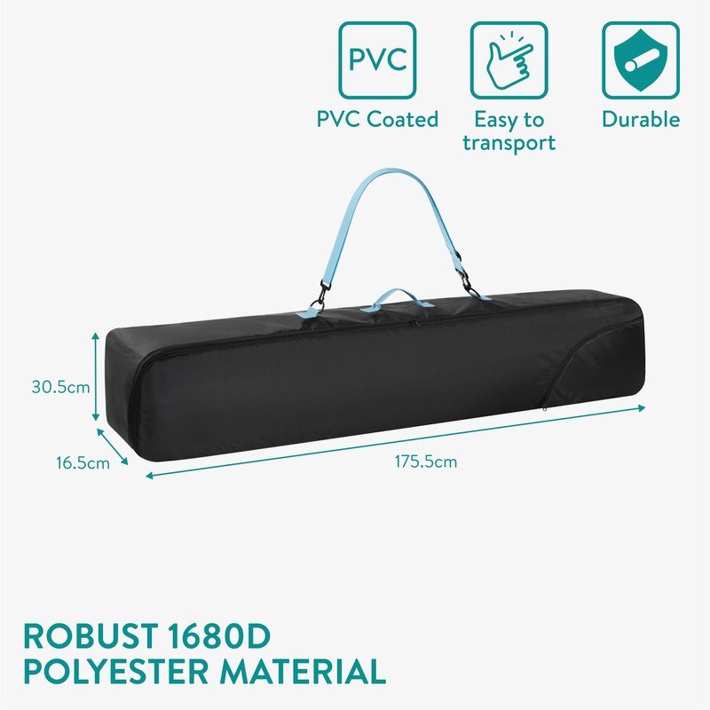 Navaris Snowboard Bag for Men and Women - 157 cm