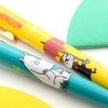 Sunstar Stationery Moomin Oil Based Ballpoint Pen, Click Gold, Set