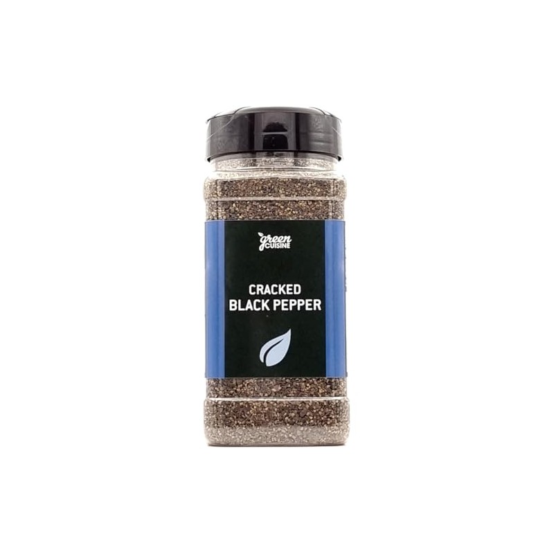 Cracked Black Pepper | 190g | Coarse Black Pepper by