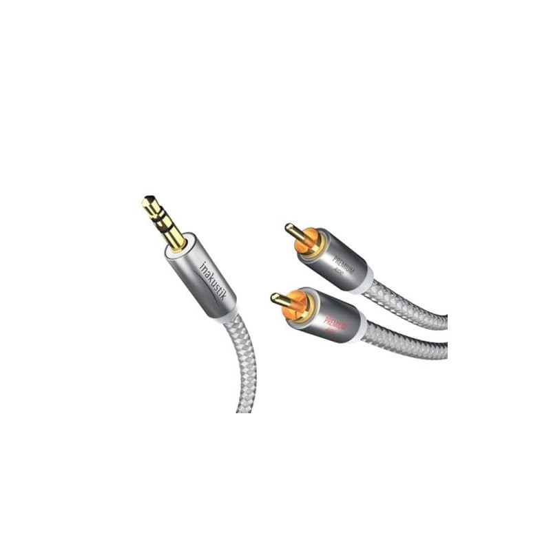 In-akustik Premium II 3.5 mm Jack Plug to 2x RCA