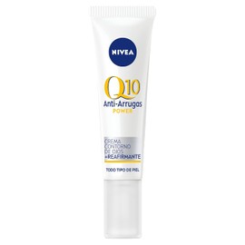 NIVEA Crema Reafirmante para el Contorno de Ojos Q10 (15 ml) - Tratamiento Antiarrugas, Estimula la Generación de Colágeno y Reduce las Líneas de Expresión - Ideal para Todo Tipo de Piel