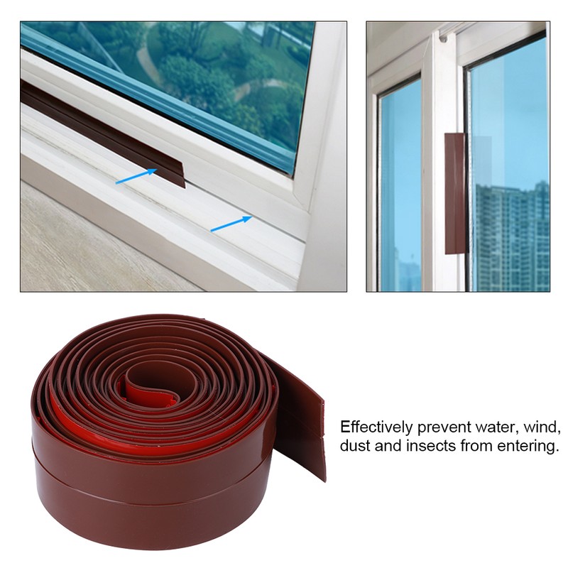 5m Glass Door Window Dust Proof Waterproof Self Adhesive Sealing