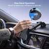 Lusosh Universal Car Phone Holder Mount,[Off-Road Protection&Military-Grade Suction] Hands Free