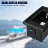 Zpana 1-Slot Rocker Switch Panel Housing, 2PCS Separate Toggle Switch