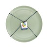 KitchenCraft Colourworks Plastic Dinner Plates, Classics Colours, Set of 4