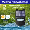 Solar Driveway Alarms Wireless Outside Weatherproof Motion Detector & Sensor