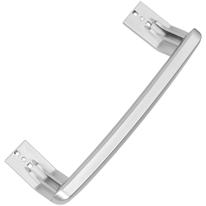 SPARES2GO 2 x Universal Fridge Freezer Door Handles Silver