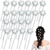 20 PCS horquillas para tocado de novia, Accesorios para peinados