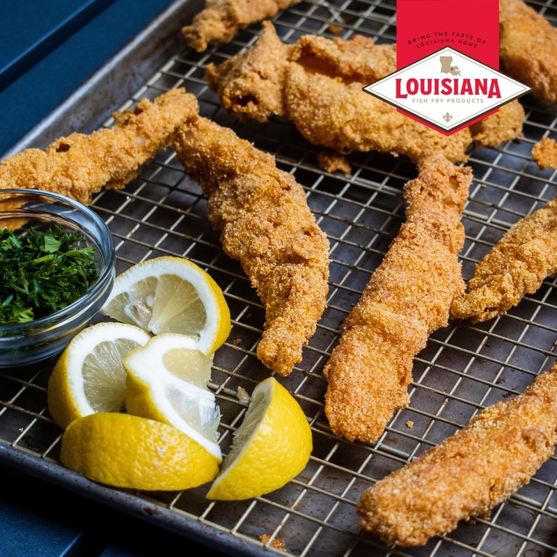 Louisiana Fish Fry New Orleans Style Lemon Mix, 10-Ounce (Pack