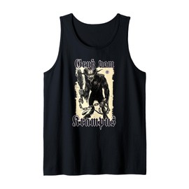 Greeting from Krampus Christmas Legend Figure Tank Top