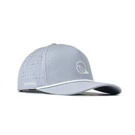 birdskie Golf Hat Snapback with Rope Design, Breathable, Quick Drying, High Performance, The Captain Golf Cap Gray