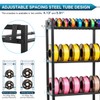 IRONWALLS 3D Printer Filament Rack with Wheel, 5 Tier, 51"