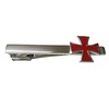Kiola Designs Red Cross Square Tie Clip