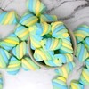 Dinosaur Twists Marshmallows - 7.76 oz Vanilla-Flavored 3-Color Twists (Yellow,