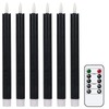 Eldnacele LED Taper Candles with Timer Function, Flickering Flame, LED