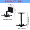 HREDZEO Rotating Folding Hook,4 Pcs 360°Rotating Folding Hook Kitchen Hole-Free