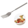 an 1 Piece Stainless Steel Telescopic Extendable Fork for Dinner