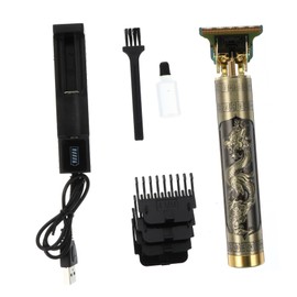 Mikinona Clipper Hair Cutting Kit Vintage Design Hairdressing Tool with Durable Material for Barbers and Home Use