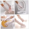 FRCOLOR 2 Pairs Reusable Kitchen Cleaning Gloves Durable Latex Dishwashing