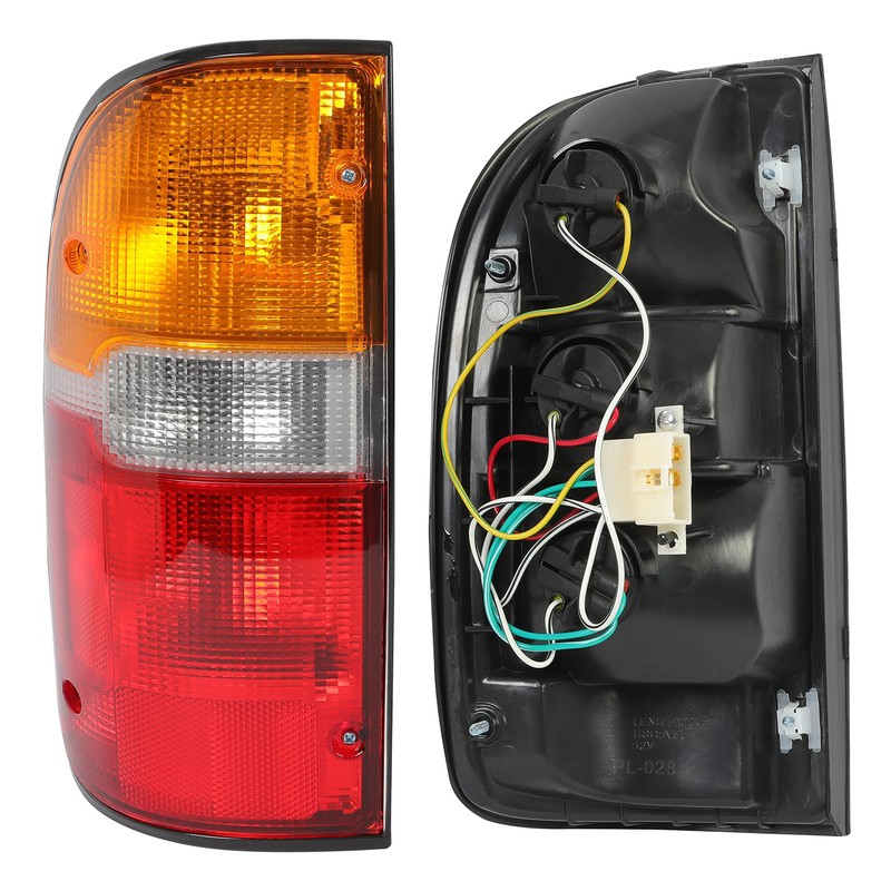 HECASA Tail Light Compatible with 1995-2000 Toyota Tacoma Pair Signal