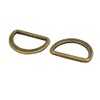 sourcing map Pack of 25 20 mm Zinc Alloy Flat