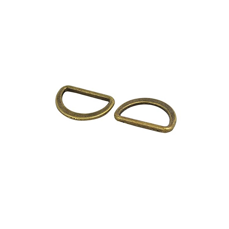sourcing map Pack of 25 20 mm Zinc Alloy Flat