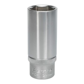 Sealey S1224D Walldrive Socket 24Mm Deep 1/2Sq Drive