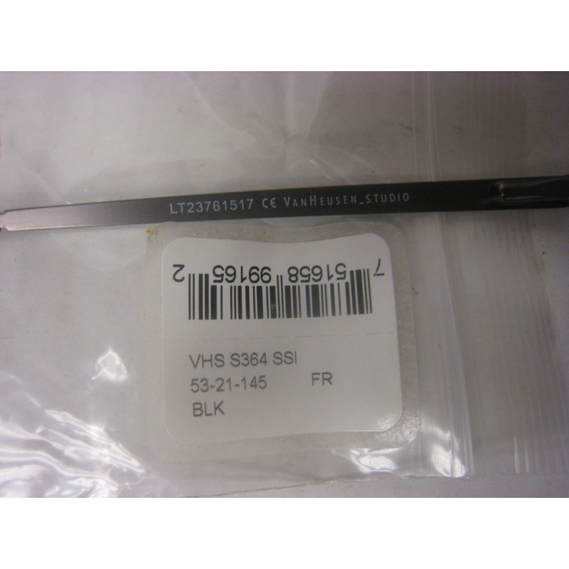 VAN HEUSEN EYEGLASS FRAMES Style S364 BLACK 53-21-145-38V With Generic