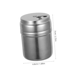 LABRIMP 3Pcs Portable Stainless Steel Spice Dispenser with Rotating Tops for Cooking BBQ and Travel Sealed Design Keeps Spices Fresh User Friendly for Easy Access