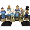 HPL Alice in Wonderland Fantasy Chess Set with 18" Black