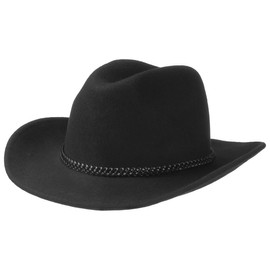 Western Hat western hat wool felt hat (L/58-59 - black)