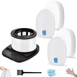 Filter Kit for Shark Rocket IZ162H, IZ362H, IZ440H, IZ462H, IZ482H, IZ483H - Replaces XHF161H & 617FJ140 (1 HEPA filters + 2-Pack Foam & Felt Filters + Brush)