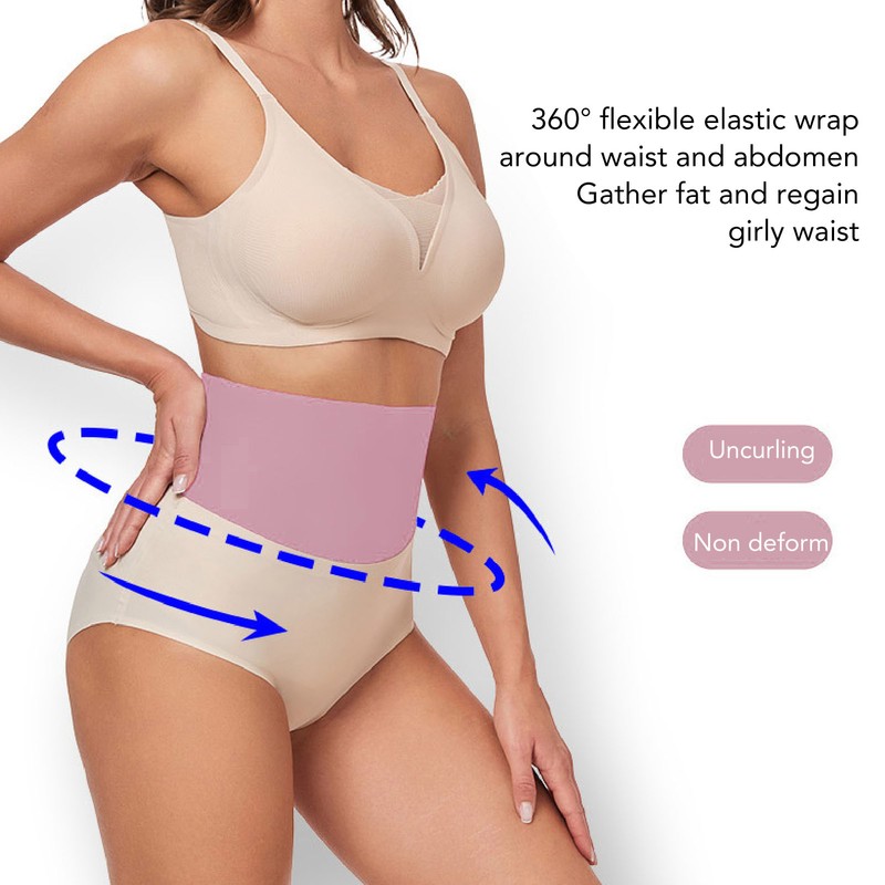 Silicone Waist Girdle Women Belly Fat Tummy Control Summer Hollow