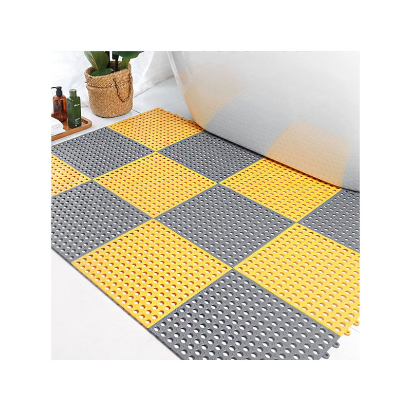 Non-Slip PVC Interlocking Floor Mat for Bathroom Shower Pool Hotel