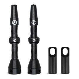 Thinvik Tubeless Presta Valve 48/65mm - Pack of 2 Ultra Light Tubeless Tire Valves Includes Aluminium Valve Caps & Installation Tool