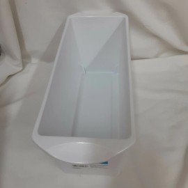 Sterilite White Ice Cube Bins Stack on Top Space Saver Brand New 2 Pack