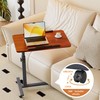 ZIWEI STAR Laptop Table Mobile Adjustable Height Portable Desk Notebook