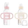 Dr. Brown's Milestones Narrow Sippy Spout Bottle with 100% Silicone,