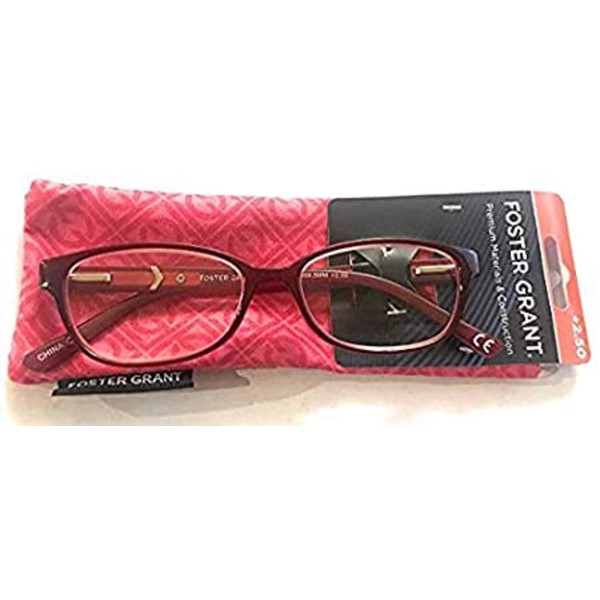 Foster Grant Evalina Women's Reading Glasses with Case +1.25