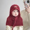 Kids' Winter Balaclava Hat & Scarf Set (Korean Edition) LF1912 One Size/Style 4 3ea