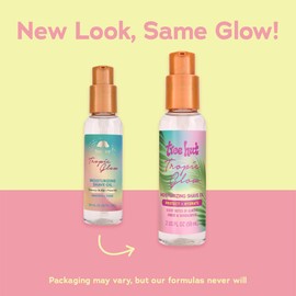Tree Hut Mini Tropic Glow Moisturizing Shave Oil, Gel-to-Oil Formula, Ultra Hydrating Barrier for a Close, Smooth Shave, for all Skin Types, 2 Fl Oz