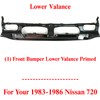 US AUTO PARTS PLUS New Front Bumper Lower Valance Primed