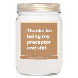 You Nique Designs Gifts for Nurse Preceptor Appreciation Candle 8oz Nurse Preceptor Gift - Nurse Preceptor Gifts from Student, Coworkers - Nursing Preceptor Gift Idea, Décor (Lavender & Vanilla)